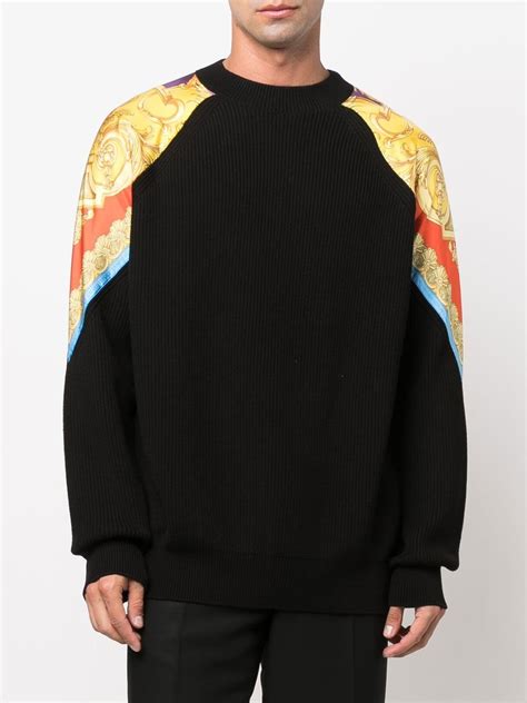 versace jumper barocco|farfetch Versace sweaters.